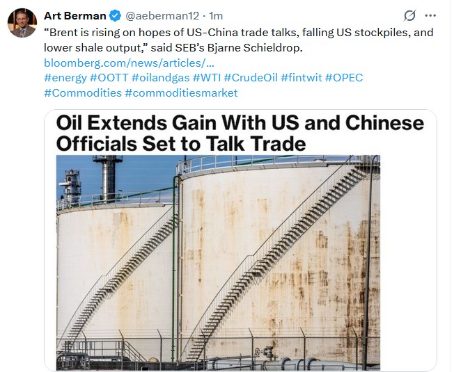 oil and china trade
