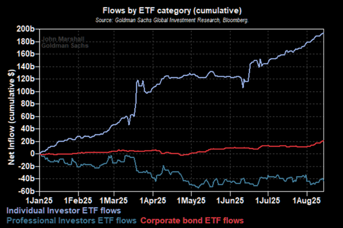Retail vs Professional flows