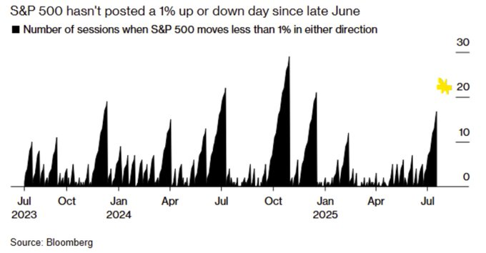 Daily market volatility