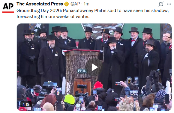 tweet groundhog day