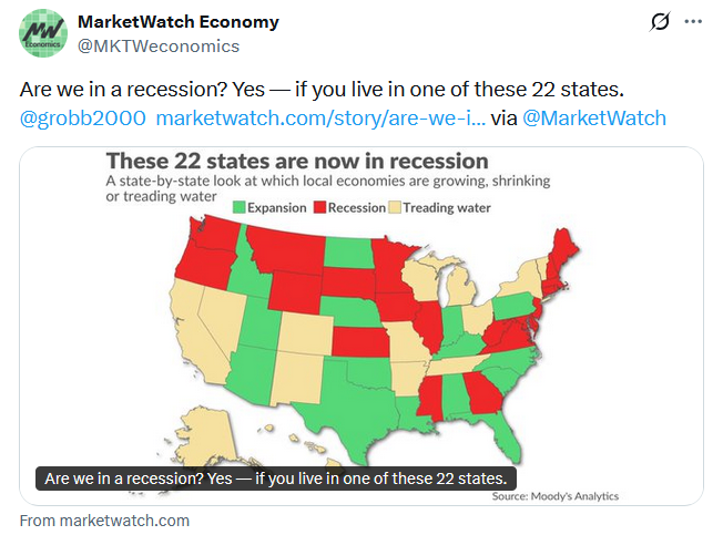 recession states
