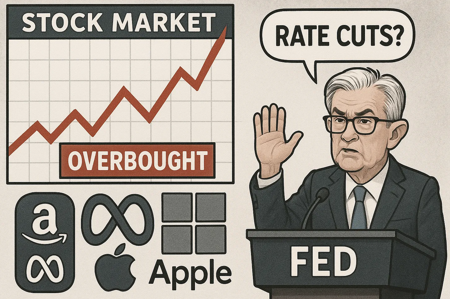 An Overbought Market Faces Big Tech Earnings and Powell