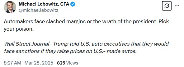 auto tariff trump