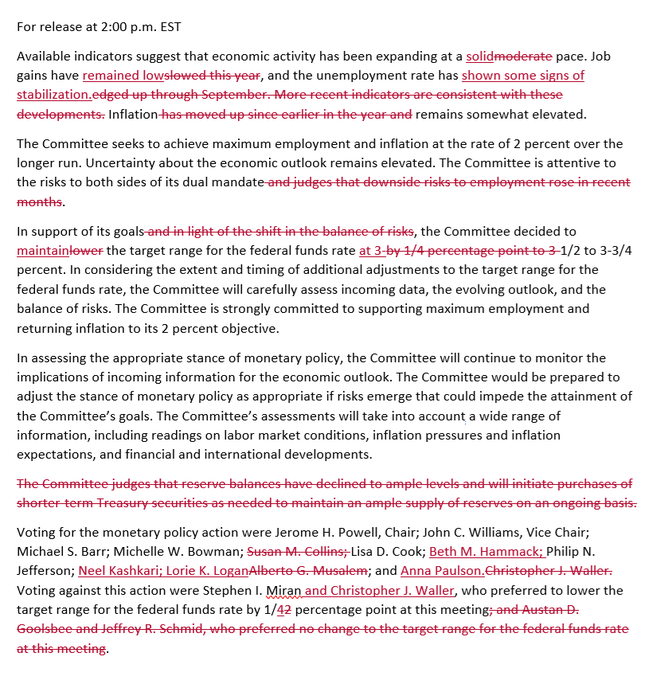fed statement