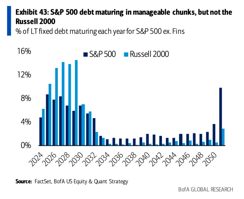 Debt wall for companies