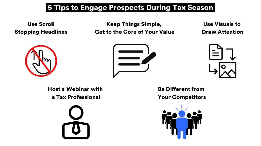 5 Tips to Engage Prospects During Tax Season