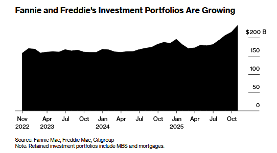 fannie mae and freddie mac portfolios